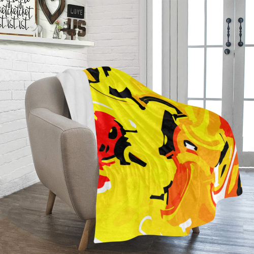 iamcrazy Ultra-Soft Micro Fleece Blanket 50"x60"