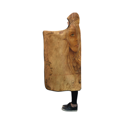 A Time Travel Of STEAMPUNK 1 Hooded Blanket 50''x40''