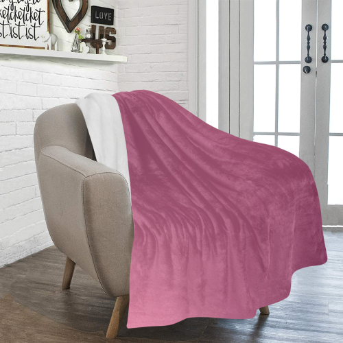 Burgundy and Maroon Ombre Ultra-Soft Micro Fleece Blanket 50"x60"