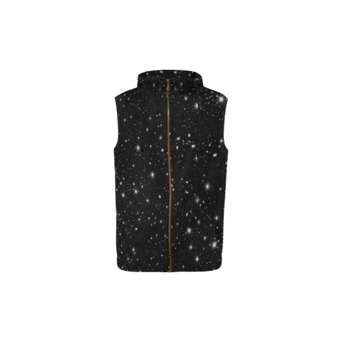 Stars in the Universe All Over Print Sleeveless Zip Up Hoodie for Kid (Model H16)