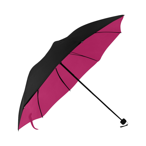 Pink Peacock Anti-UV Foldable Umbrella (Underside Printing) (U07)