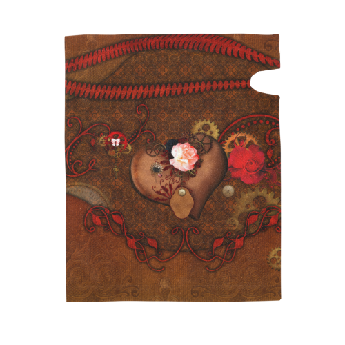 Steampunk heart with roses, valentines Mailbox Cover