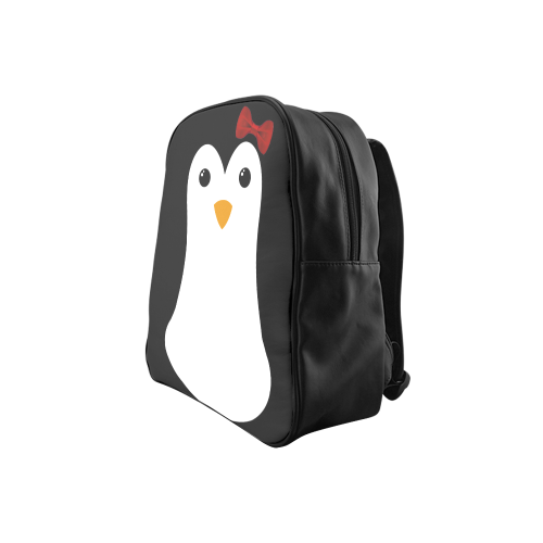Penguin Kawaii Style Girl School Backpack (Model 1601)(Small)