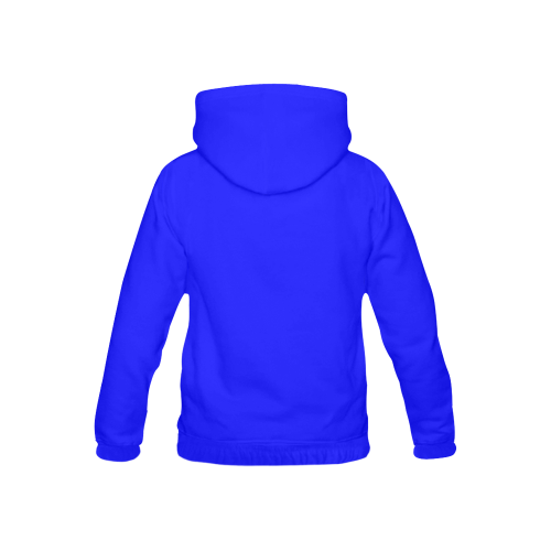 color blue All Over Print Hoodie for Kid (USA Size) (Model H13)