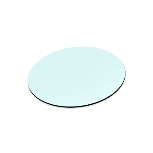 color light cyan Round Mousepad