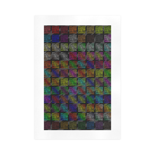 Ripped SpaceTime Stripes Collection Art Print 16‘’x23‘’
