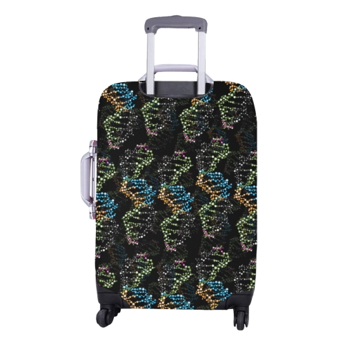 DNA pattern - Biology - Scientist Luggage Cover/Medium 22"-25"
