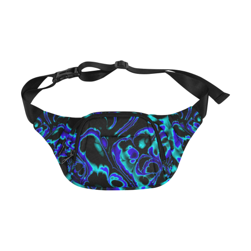 glowing fractal C by JamColors Fanny Pack/Small (Model 1677)