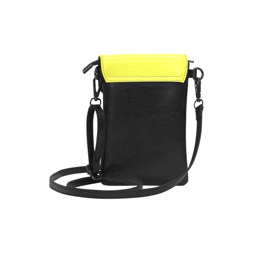 color maximum yellow Small Cell Phone Purse (Model 1711)
