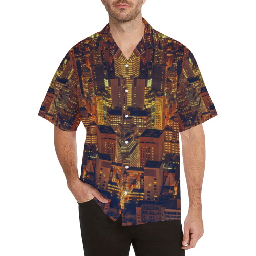 NYC LARGE Hawaiian Shirt (Model T58)