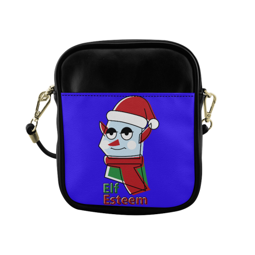 Elf Esteem CHRISTMAS BLUE Sling Bag (Model 1627)
