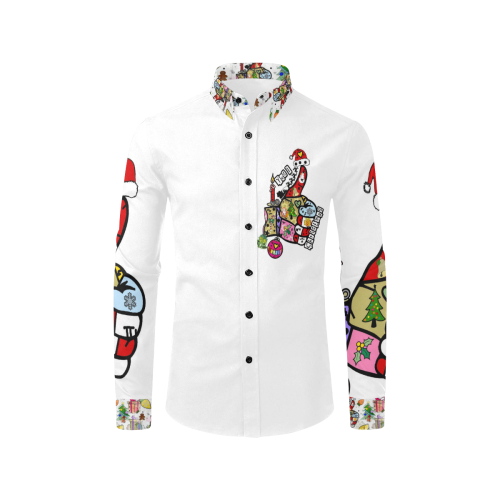 Like Christmas by Nico Bielow Men's All Over Print Casual Dress Shirt (Model T61)