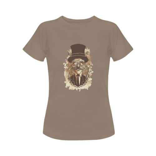 Retro Futurism Steampunk Adventure Gentleman 1 Women's Classic T-Shirt (Model T17）