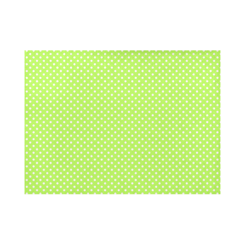 Mint green polka dots Placemat 14’’ x 19’’