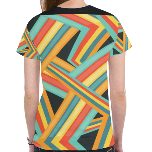 colores New All Over Print T-shirt for Women (Model T45)