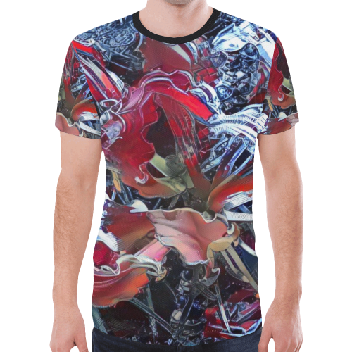 abstracted moments 2b New All Over Print T-shirt for Men (Model T45)