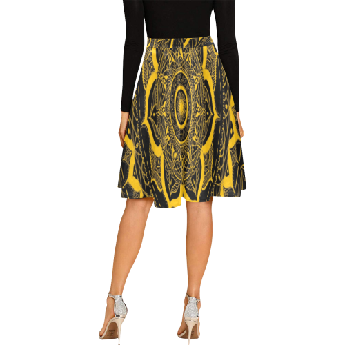 MANDALA SUNSHINE Melete Pleated Midi Skirt (Model D15)