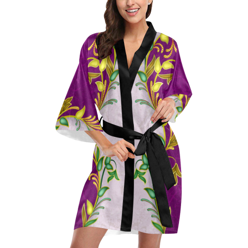 Leaves Kimono Robe