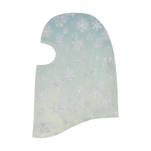 Frosty Day Snowflakes on Misty Sky All Over Print Balaclava