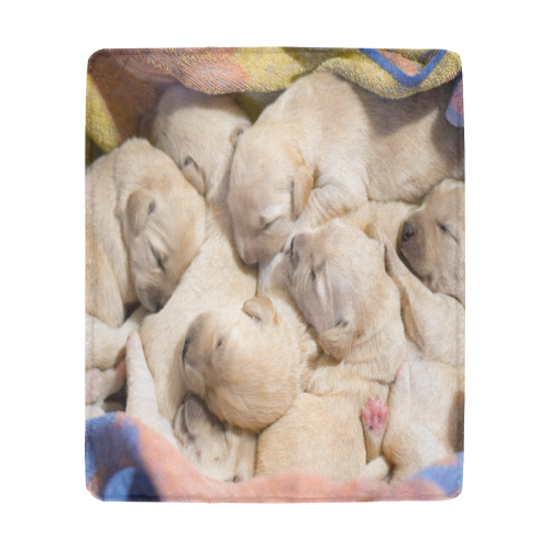 Basket Of Puppies Ultra-Soft Micro Fleece Blanket 50"x60"