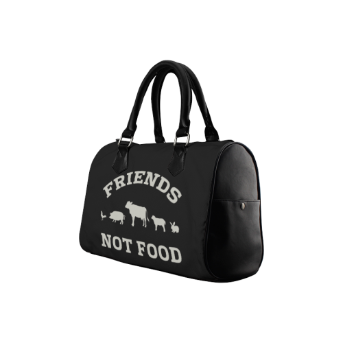 Friends Not Food (Go Vegan) Boston Handbag (Model 1621)