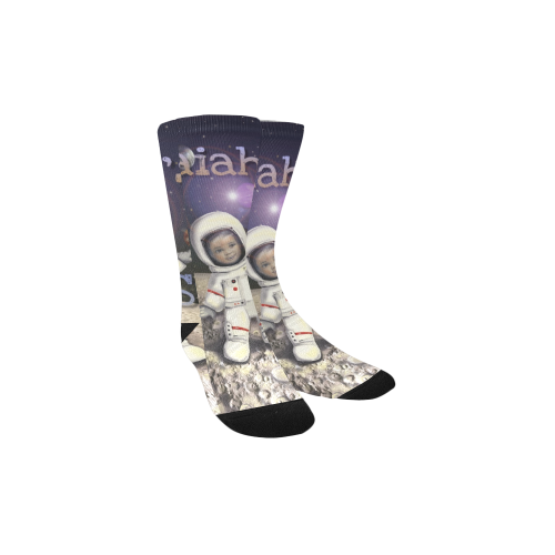 Trip to Space Socks Custom Socks for Kids