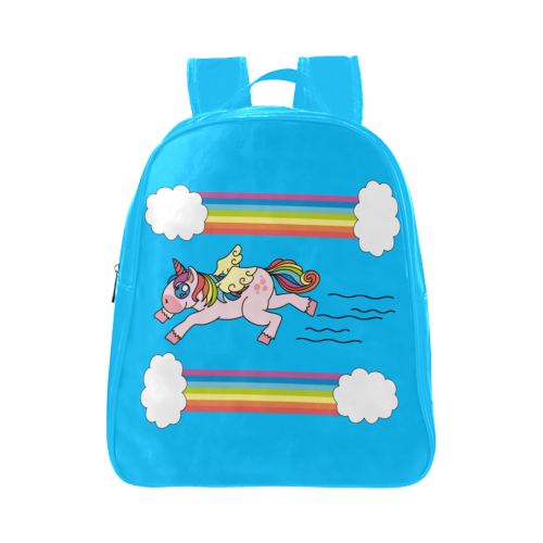 UNICORN FLIGHT BGB PRINT BACKPACK School Backpack (Model 1601)(Small)