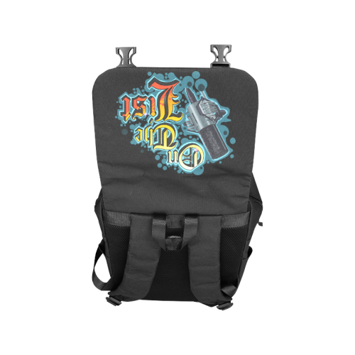 On The List Official Microphone Logo Sling Pack Casual Shoulders Backpack (Model 1623)