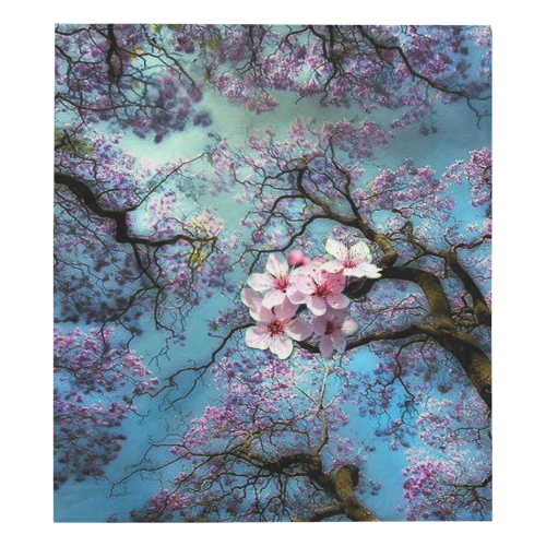 Cherry Blossom Quilt 70"x80"