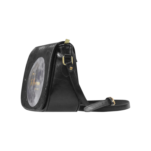TO THE MOON AND BACK Classic Saddle Bag/Large (Model 1648)