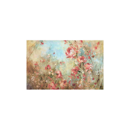 pink watercolor flowers Area Rug 2'7"x 1'8‘’