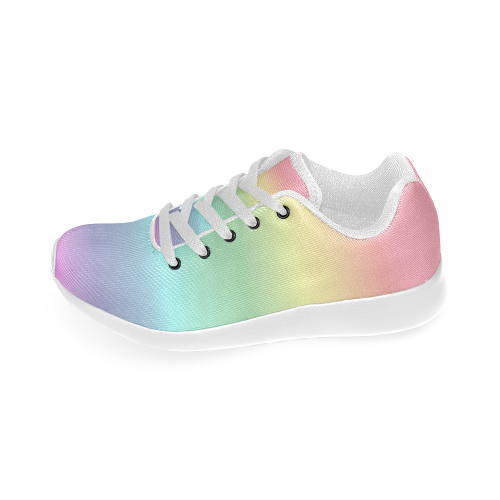 Pastel Rainbow Kid's Running Shoes (Model 020)