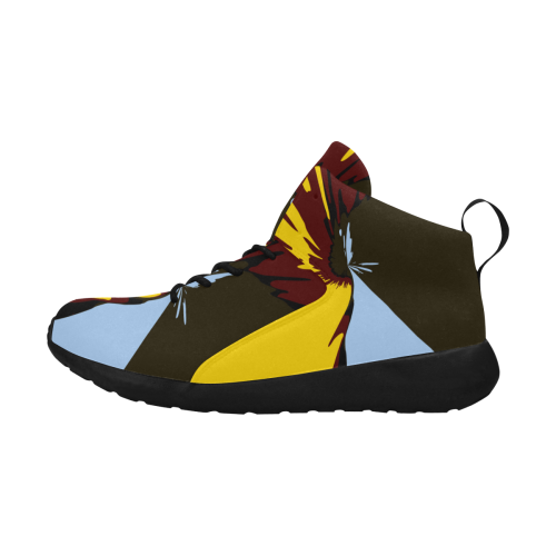 Waterfall Colorful Abstract Art Women's Chukka Training Shoes (Model 57502)