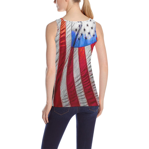 AMPRIDE All Over Print Tank Top for Women (Model T43)