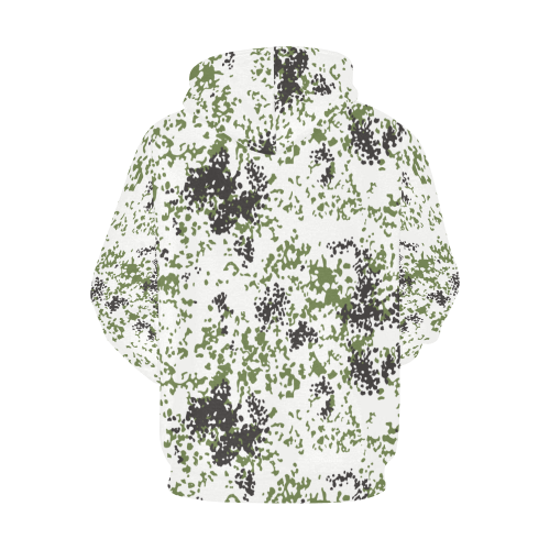 snow flecktarn  Schneetarn Fleck camouflage All Over Print Hoodie for Men (USA Size) (Model H13)