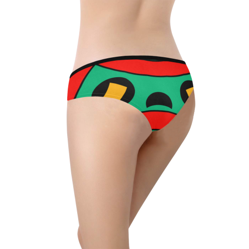 African Scary Tribal Women's Hipster Panties (Model L33)