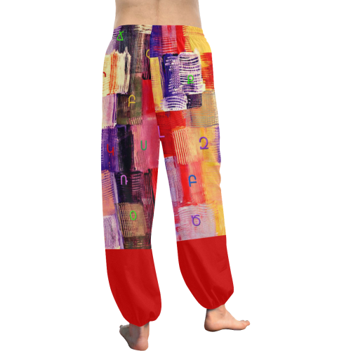 Armenian Colorful Alphabet Women's All Over Print Harem Pants (Model L18)