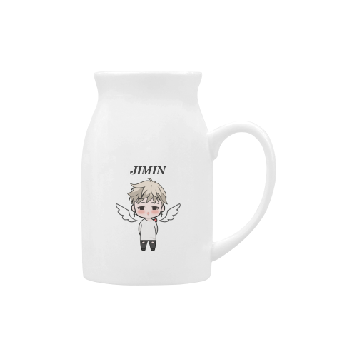 BTS Jimin Angel cute chibi designed by L'Hibiscus Milk Cup (Large) 450ml