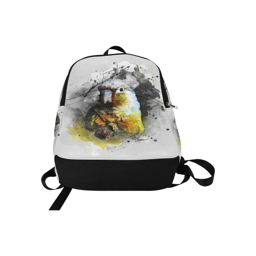 bird parrot art #parrot #bird Fabric Backpack for Adult (Model 1659)