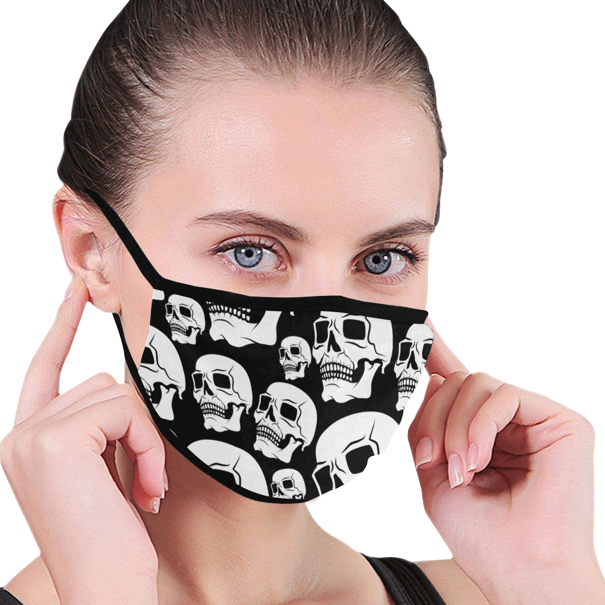 white-skulls-art-drawing-pattern-design-cool-mouth-masks-mouth-mask-2