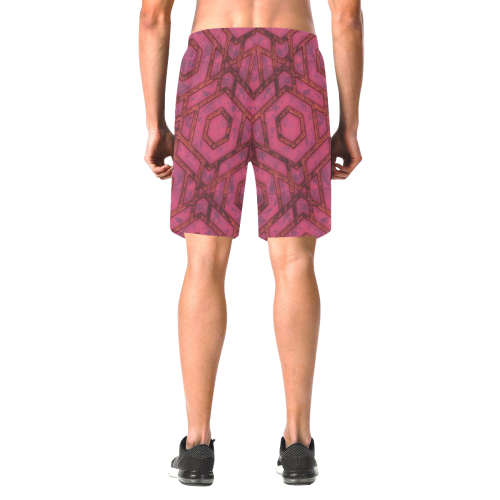 Hexed Men's All Over Print Elastic Beach Shorts (Model L20)