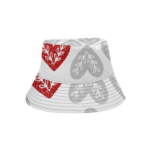 Lonely Heart All Over Print Bucket Hat for Men
