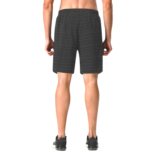 GEO TEXTURE Men's All Over Print Elastic Beach Shorts (Model L20)