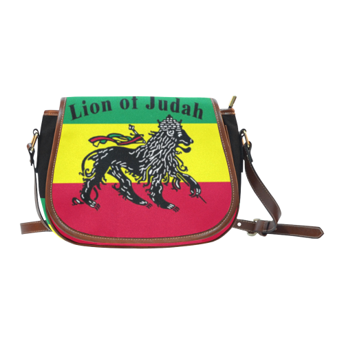RASTA LION OF JUDAH Saddle Bag/Large (Model 1649)