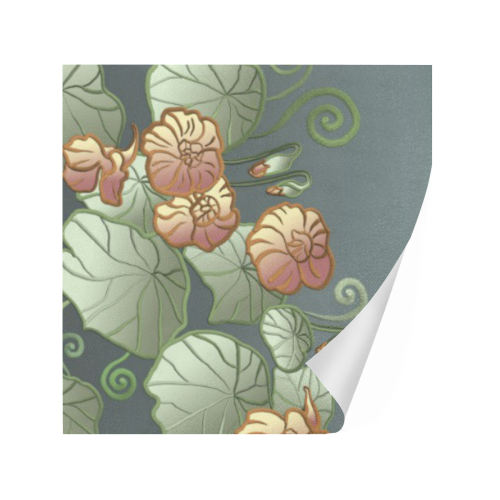 Floral Art Nouveau Gift Wrapping Paper 58"x 23" (1 Roll)