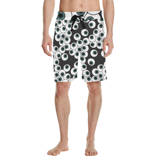 Eyeballs - Eyeing You Up! Men's All Over Print Casual Shorts (Model L23)