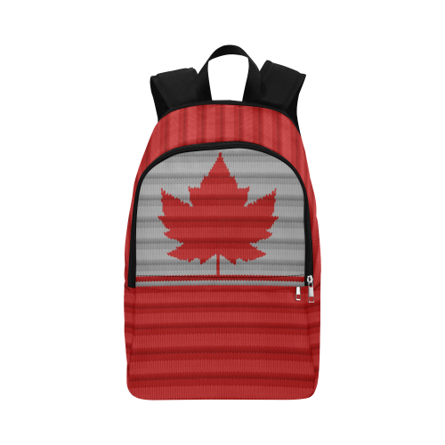 Canada Winter Knit Backpacks Fabric Backpack for Adult (Model 1659)