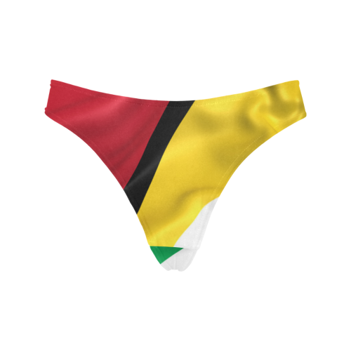 Guyana Flag Women's All Over Print Thongs (Model L30)
