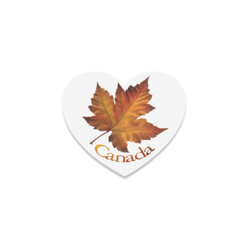 Canada_Maple Leaf Coasters Autumn Gold Heart Coaster