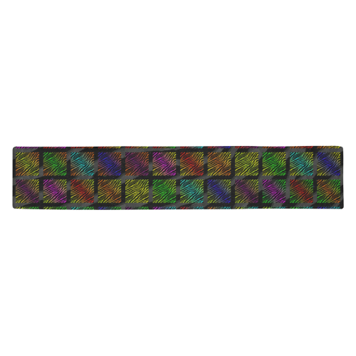 Ripped SpaceTime Stripes Collection Table Runner 14x72 inch